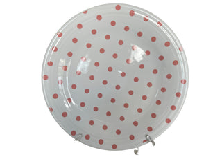 Fiesta  White w Peony Dots Dinner Plate Outlet Exclusive 2023