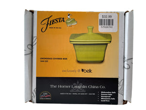 Fiesta Lemongrass Belk Box Covered Box NIB