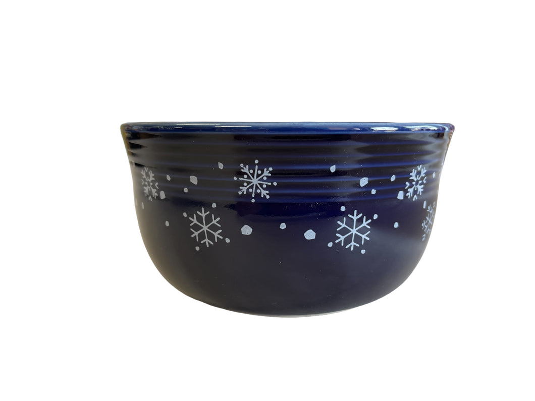 Fiesta Cobalt Snowflake Gusto Bowl