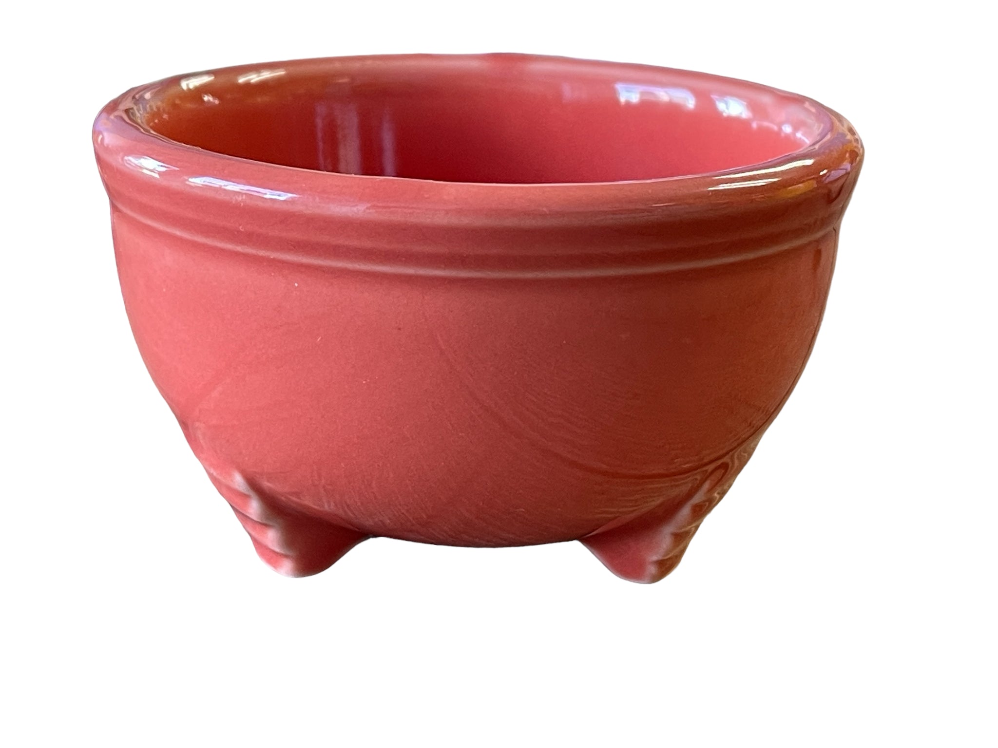Fiestaware Persimmon Tripod Bowl