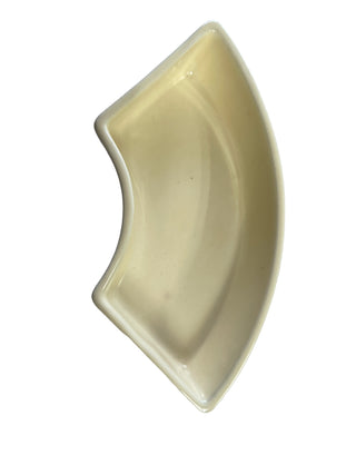 Vintage Fiesta Relish Tray Green, Yellow & Ivory Mixed Set