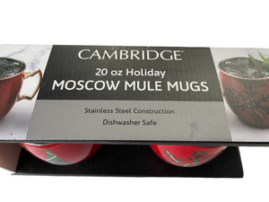 Cambridge Red X-Mas Mule Mugs