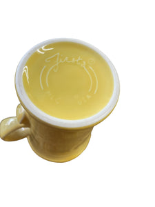 Fiesta Cappuccino Mug Yellow