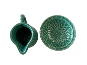 Harlequin Spruce Toy Creamer & Nut Cup
