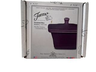 Fiesta Mulberry Belk Box Candy Dish Purple NIB