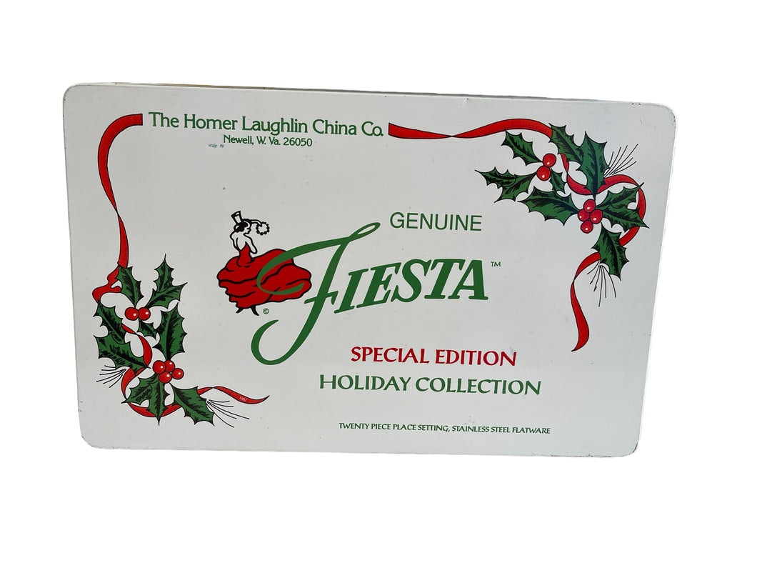 FIESTA SPECIAL EDITION HOLIDAY COLLECTION 20 PC. WHITE FLATWARE