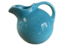 Load image into Gallery viewer, Vintage Fiesta Homer Laughlin Harlequin Turquoise Ball Jug
