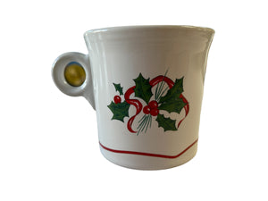 Fiesta Holly & Ribbon Mugs Seconds