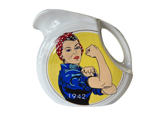 Fiesta HLCCA 1942 Rosie The Riveter Juice Pitcher