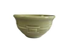 Load image into Gallery viewer, Longaberger Pottery Woven Traditions Small Dessert Bowls  Sage Green Lot of 4
