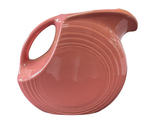 Fiesta Rose Water Large Disk Pitcher