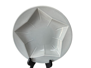HLC Homer Laughlin Shape Bowl Plate Star Gray