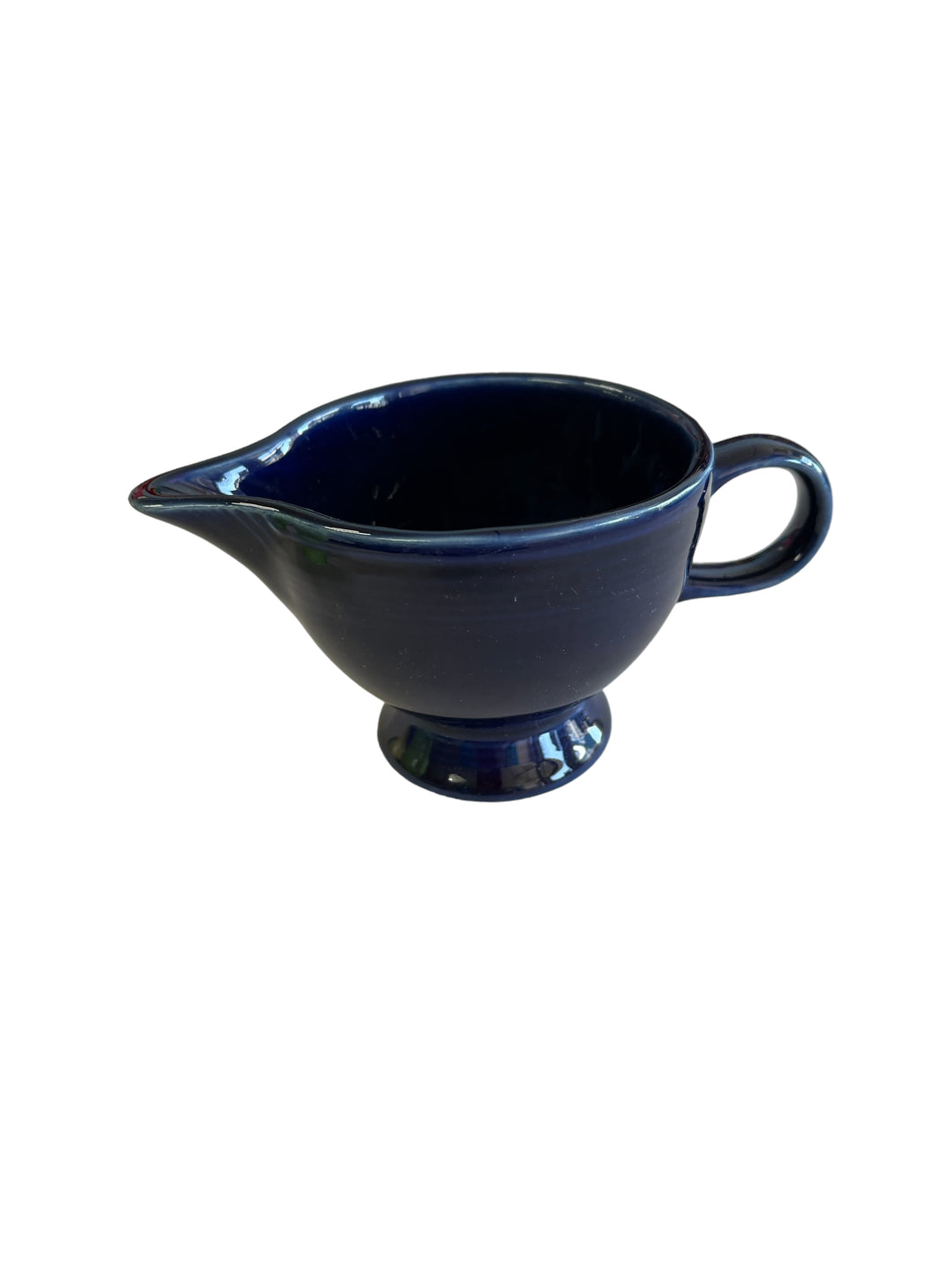 Fiesta Cobalt Ring Handled Creamer