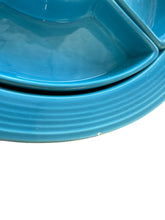Load image into Gallery viewer, Vintage Fiesta Turquoise Relish Tray
