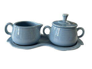 Fiesta Periwinkle Figure 8 Cream & Sugar Set