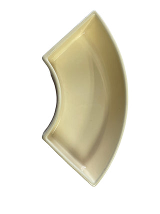 Vintage Fiesta Relish Tray Green, Yellow & Ivory Mixed Set