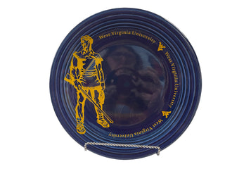 Fiesta WVU Cobalt Chop Plate Mountaineer West Virginia University
