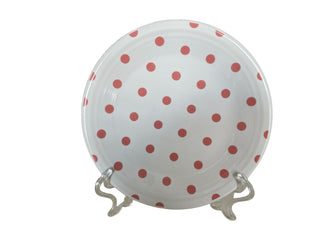 Fiesta white w Peony Dots  Salad Plate Outlet Exclusive 2023