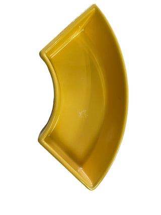 Vintage Fiesta Relish Tray Green, Yellow & Ivory Mixed Set