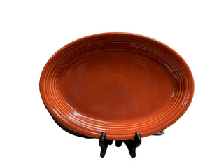 Fiesta Large Oval Serving Platter Retired Paprika