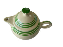 Load image into Gallery viewer, Fiesta HLCCA 2015  Retro Green Stripe Teapot
