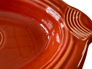 Fiesta Retired Oval Large Tab Casserole Paprika
