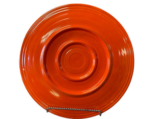 Vintage Fiesta Red Chop Plate 12"