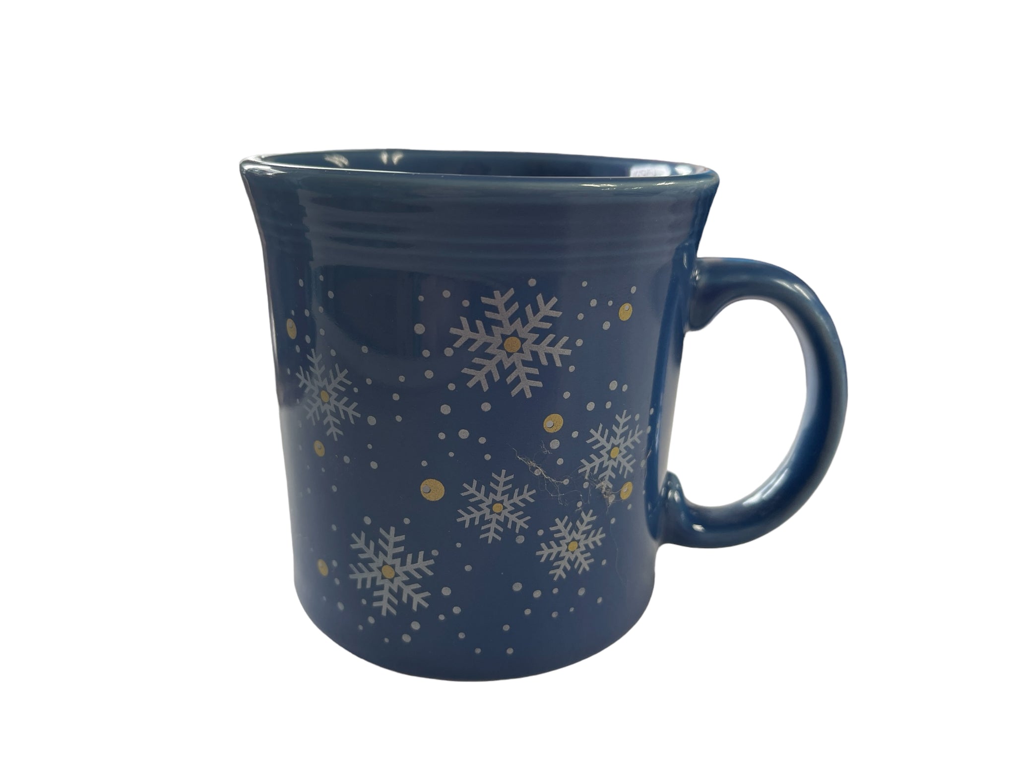 Fiestaware Lapis Snowflake Java Mug