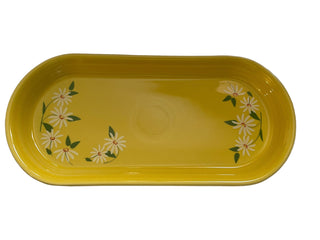 Fiesta Tamarack Daisy Sunflower Bread Tray