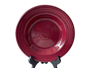 Fiesta Cinnabar Rim Soup 9"