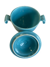 Load image into Gallery viewer, Vintage Fiesta Turquoise Ring Handled Creamer and Sugar
