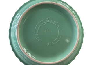 Fiesta Seamist Shamrock Large Deep Dish Pie Baker