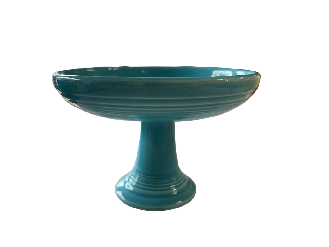 Vintage Fiesta Sweets Comport Turquoise