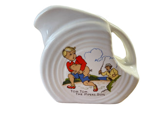 Fiesta China Specialties Tom Tom the Pipers Son Nursery Rhyme Mini Disk HTF