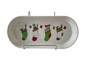 Fiesta Small Bread Tray 12" Christmas Whimsy