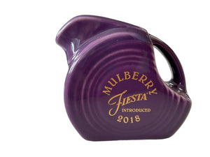 Fiestaware Mini Disc Pitcher - Mulberry Introduced 2018