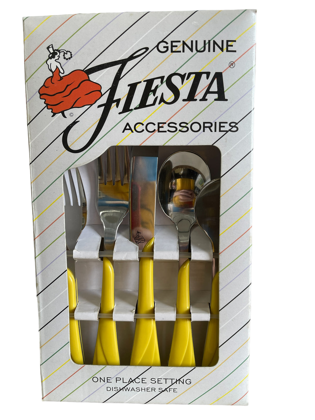 Genuine Fiesta Flatware 5pc Sunflower