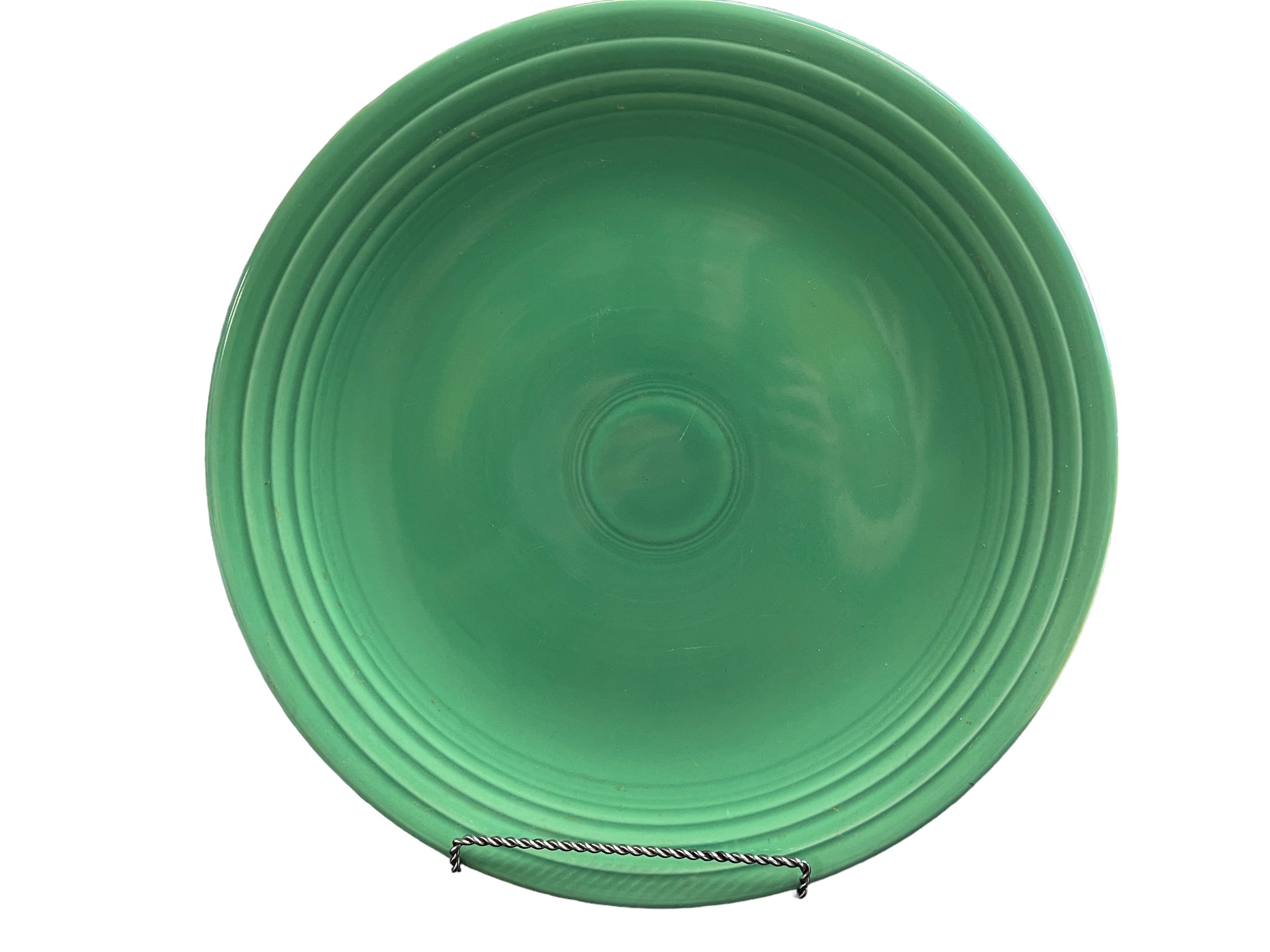 Medium green vintage outlet Fiesta deep plate