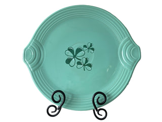 Fiesta Seamist  Serving Tray w Shamrock Decal