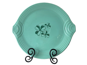 Fiesta Seamist  Serving Tray w Shamrock Decal