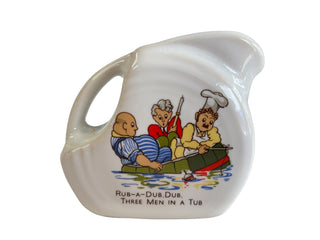Fiesta Three Men In A Tub Mini Disc Pitcher Nursery Rhyme