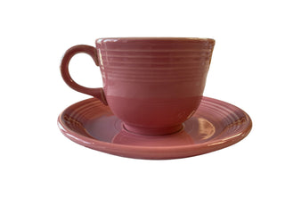 Fiesta Rose Tea Cup & Saucer