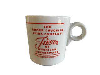 Fiesta Homer Laughlin China Company Mug Red
