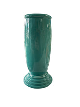 Load image into Gallery viewer, Retired Turquoise Fiesta Ware &quot;Millennium&quot; III Vase 9 7/8&quot; Tall Fiesta
