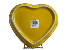 Load image into Gallery viewer, Fiesta Large Heart Bowl Daffodil NWT
