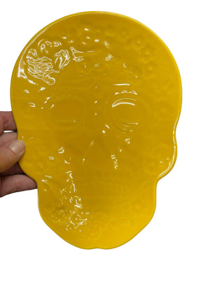 Fiesta Daffodil Embossed Skull Plate Limited