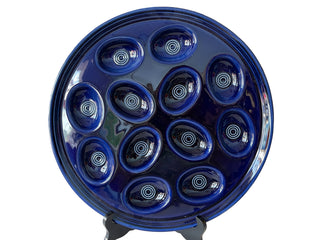 Fiesta Cobalt Egg Tray Retired Size Larger