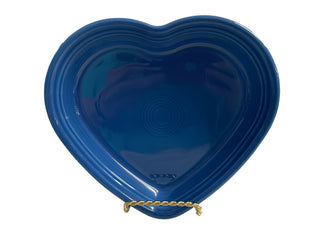 Fiesta Lapis Large Heart Bowl NWT
