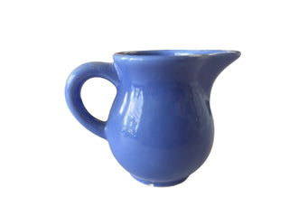 Harlequin Mauve Blue Toy Creamer
