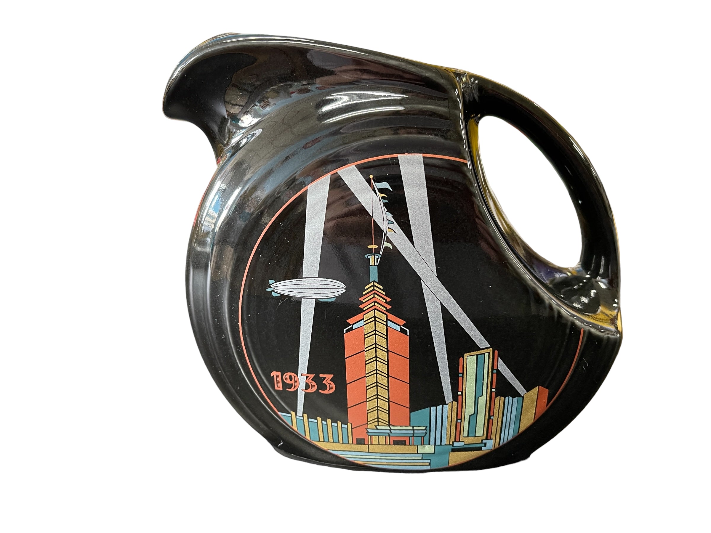 Fiesta HLCCA 1933 Exclusive Juice Pitcher Celebration of Progress